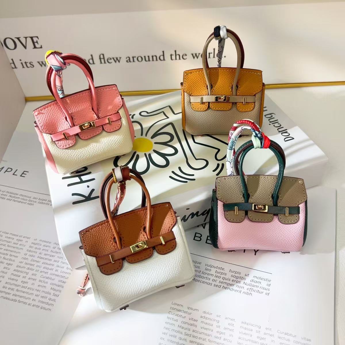 Color-block Soft Birkin Bag