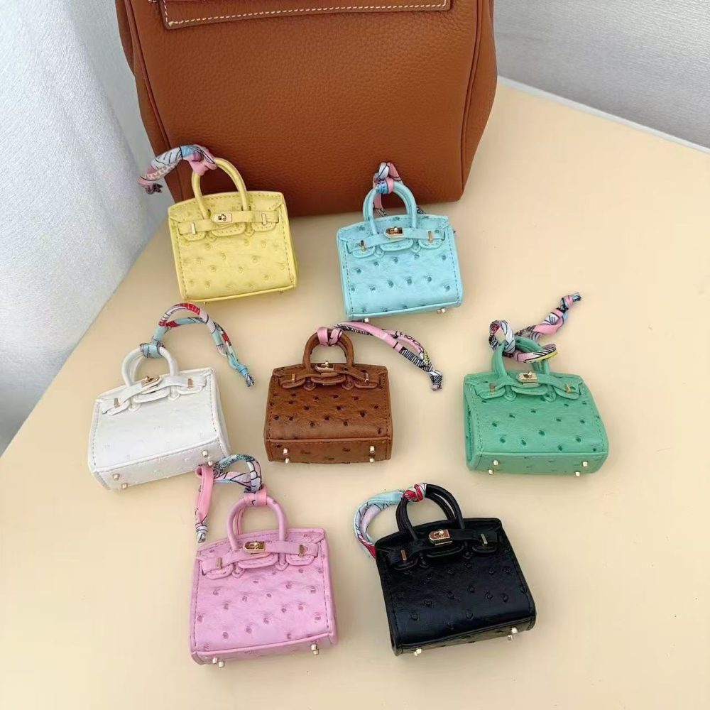 Ostrich Print Birkin Bag
