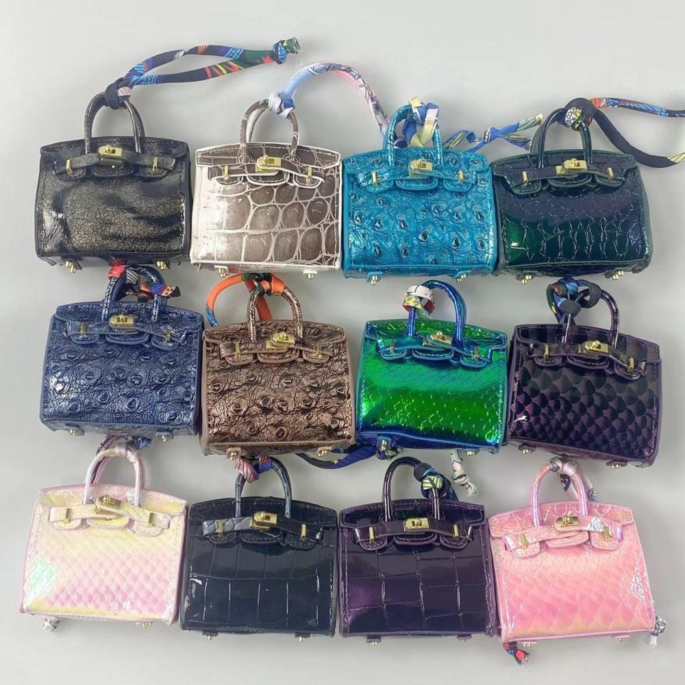 Hard-shell Glossy Birkin Bag